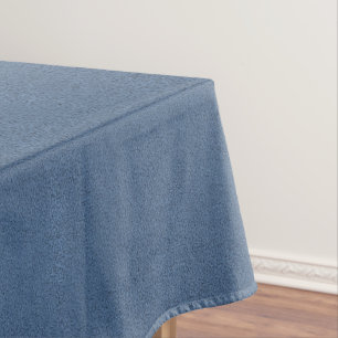 Der Blick von gemütlich Slate blaue Tischdecke