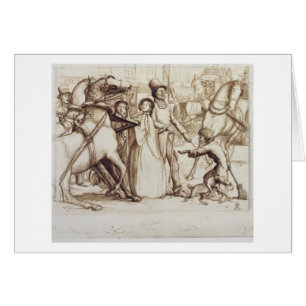 Der blinde Mann, 1853 (Stift, Tinte, Wäsche und