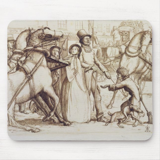 Der blinde Mann, 1853 (Stift, Tinte, Wäsche und Mousepad (Vorne)