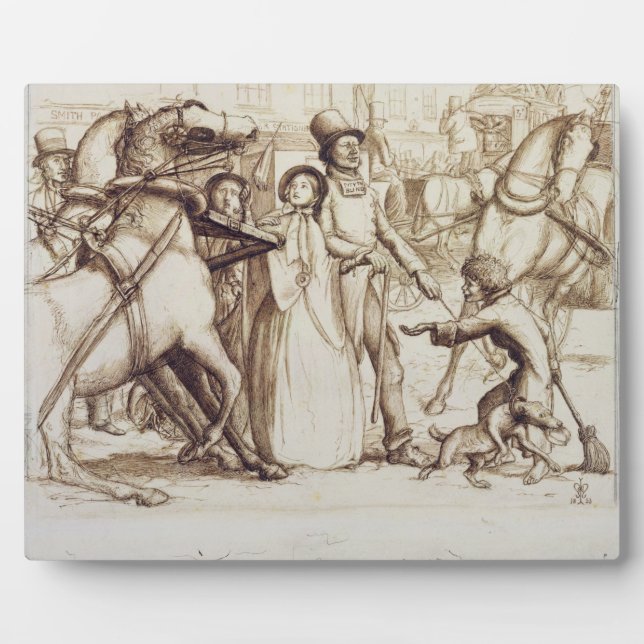 Der Blinde Mann, 1853 (Stift, Tinte, Waschwasser u Fotoplatte (Vorderseite)