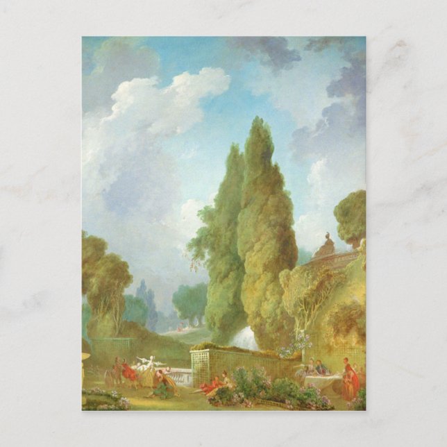 Der blinde Mann Postkarte (Vorderseite)