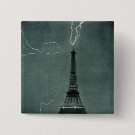 Der Blitz trifft auf den Eiffelturm Button