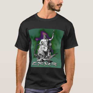 Der Blitzschlag des Zeus – Grafische mythische Mac T-Shirt
