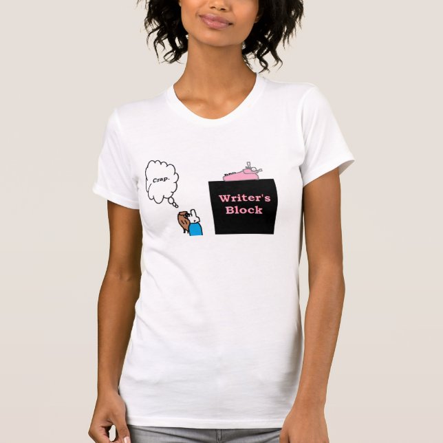 Der Block des Verfassers T-Shirt (Vorderseite)