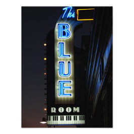 Der Blue Room Jazz Club in Kansas City Fotodruck