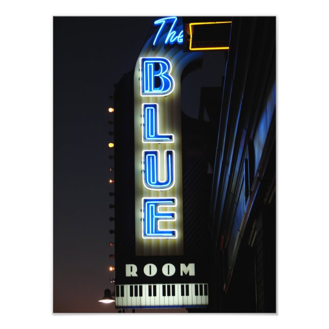 Der Blue Room Jazz Club in Kansas City Fotodruck (Vorne)