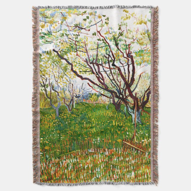 Der blühende Obstgarten (1888) von Vincent Van Gog Decke (Vorderseite Vertikal)