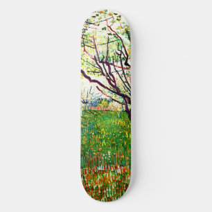 Der blühende Obstgarten (1888) von Vincent Van Gog Skateboard