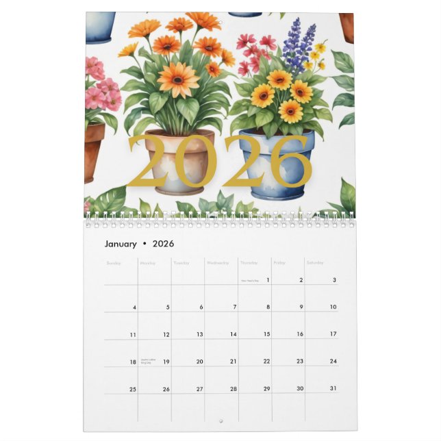 Der Blume-Kalender 2026 Kalender (Jan 2026)