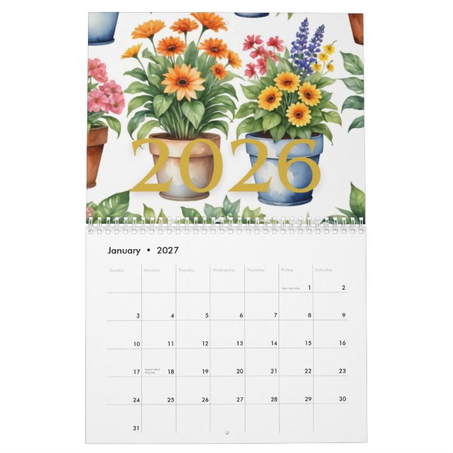 Der Blume-Kalender 2026 Kalender (Jan 2027)
