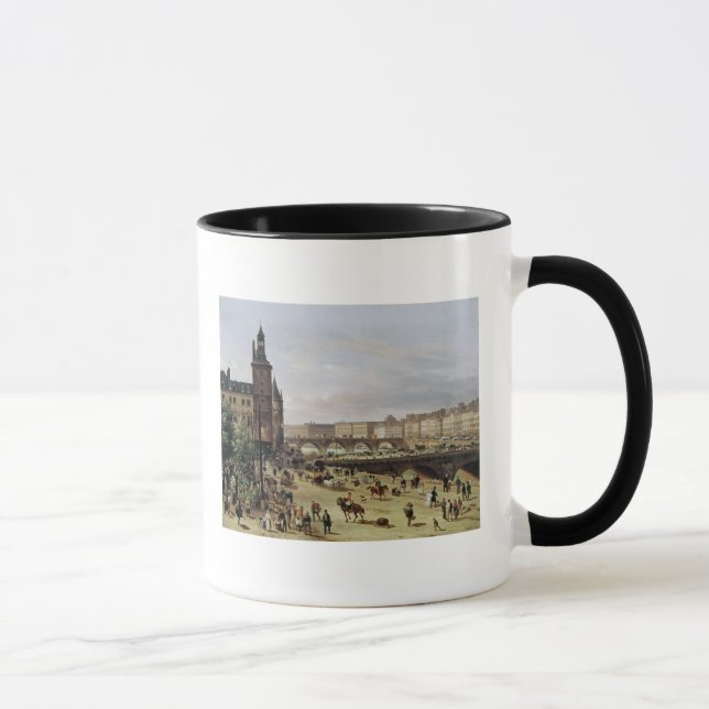 Der Blumen-Markt, 1832 Tasse (Rechts)