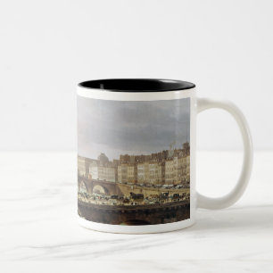 Der Blumen-Markt, 1832 Zweifarbige Tasse