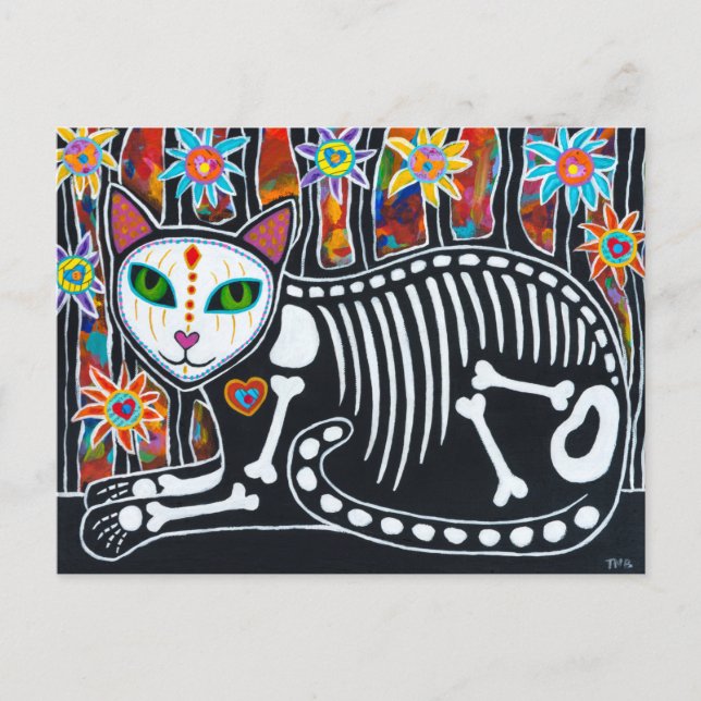 Der Blumengarten Postkarte (Vorderseite)