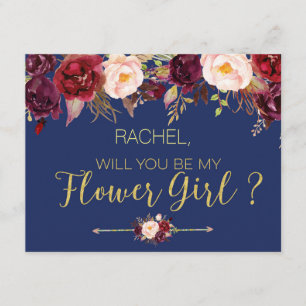 Der Blumenherbst wird meine BlumenGirlanerkarte se Einladung