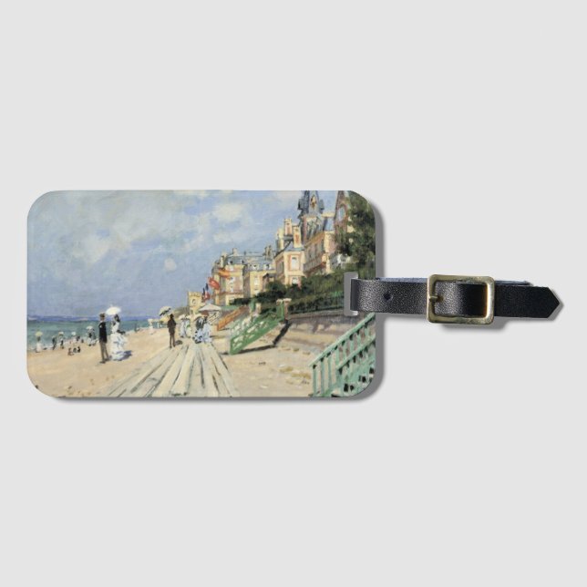 Der Boardwalk von Claude Monet in Trouville Gepäckanhänger (Vorderseite (Horizontal))
