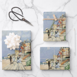 Der Boardwalk von Claude Monet in Trouville Geschenkpapier Set
