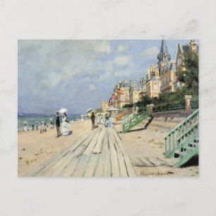 Der Boardwalk von Claude Monet in Trouville Postkarte
