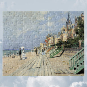 Der Boardwalk von Claude Monet in Trouville Puzzle