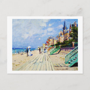 Der Boardwalk von Trouville Claude Monet Postkarte