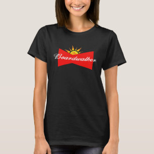 Der Boardwalk Walker Summer Beach Boardwalk Sunset T-Shirt