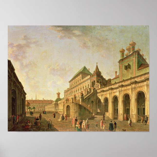 Der Boden des Boyar im Moskauer Kreml, 1801 Poster (Vorne)