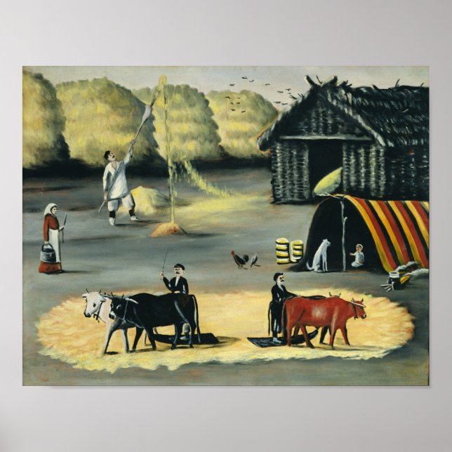 Der Boden in einem georgischen Land Poster (Vorne)