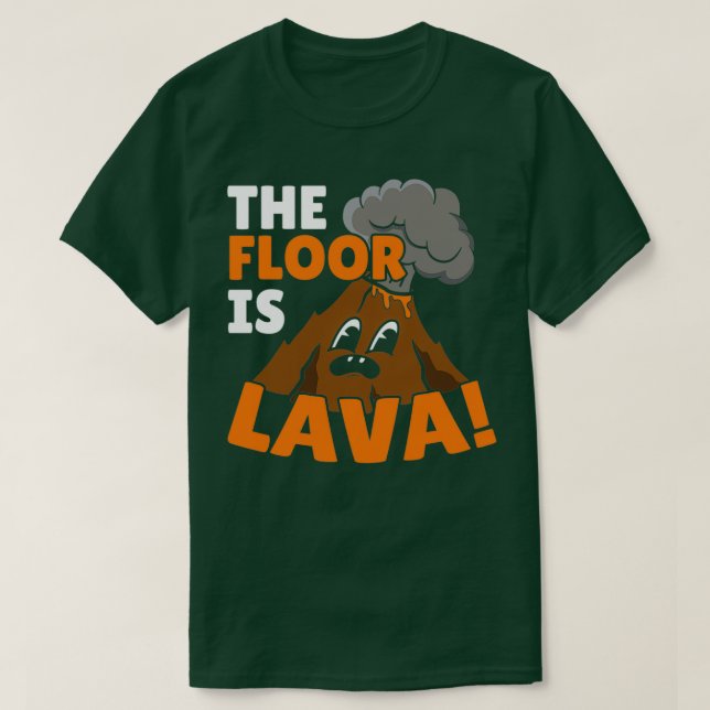 Der Boden ist der Vulkan Lava Geology T-Shirt (Design vorne)