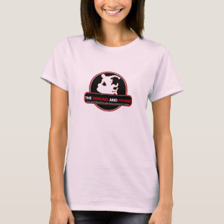 Der Boden-und Pfund-Damen-Behälter T-Shirt