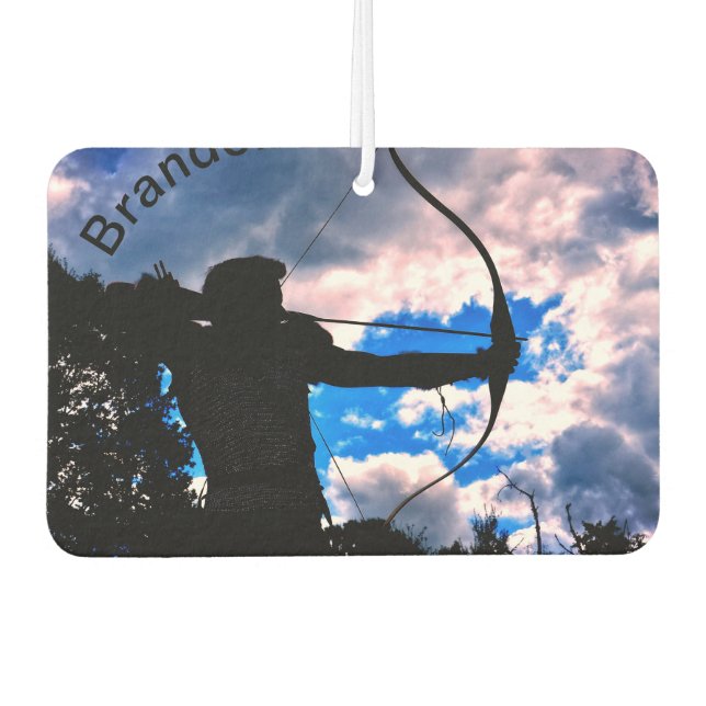 Der Bogenschütze Autolufterfrischer (Vorderseite)