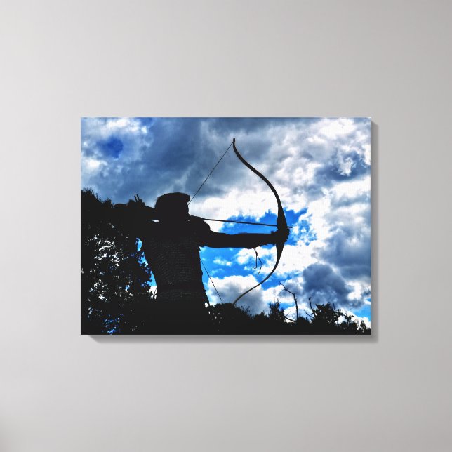 Der Bogenschütze Leinwanddruck (Vorderseite)