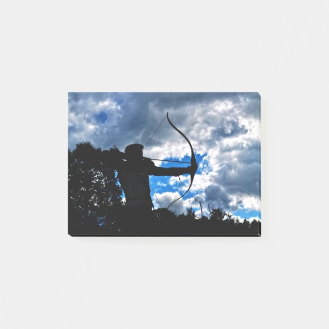 Der Bogenschütze Post-it Klebezettel (Vorderseite)