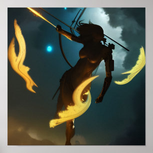 Der Bogenschütze Poster