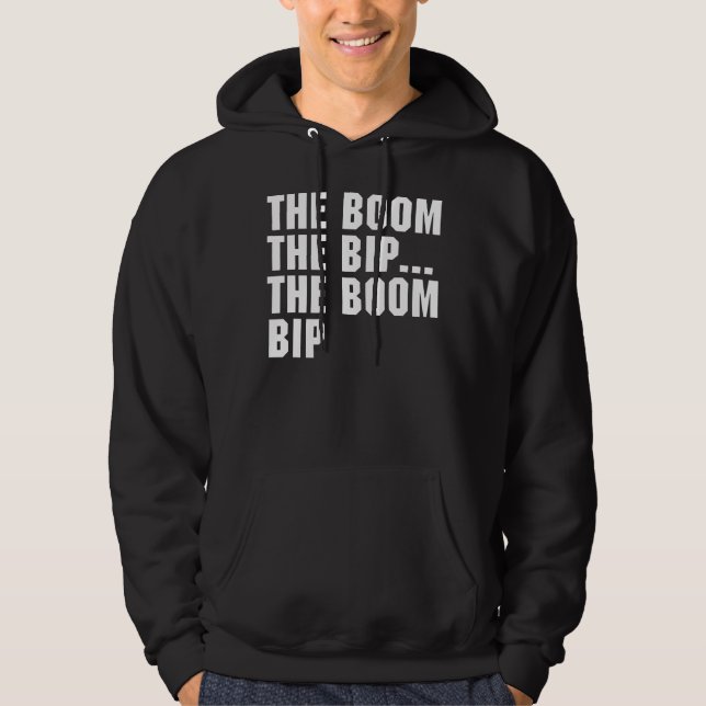 Der Boom-Bruch Hoodie (Vorderseite)