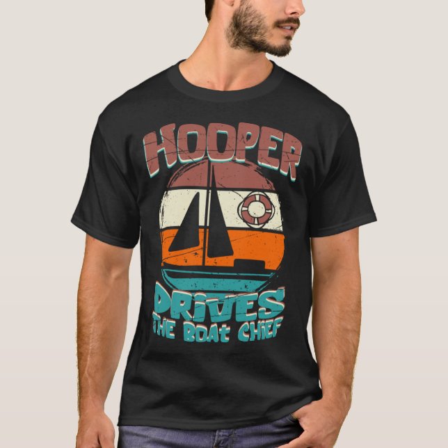 Der Bootsführer fährt T-Shirt (Vorderseite)