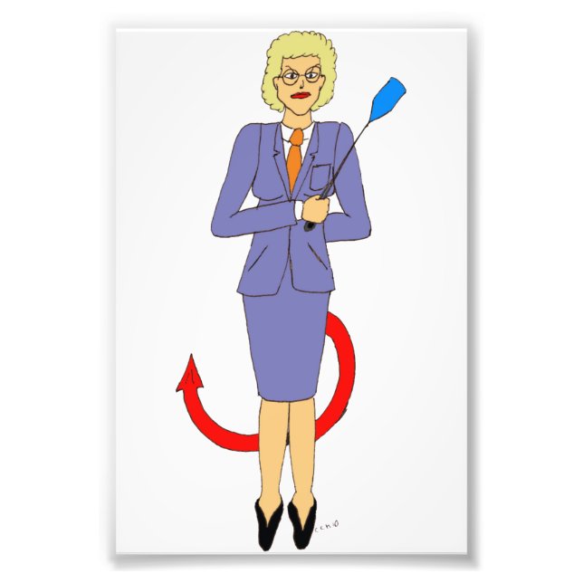 Der böse Lehrer Fotodruck (Vorne)