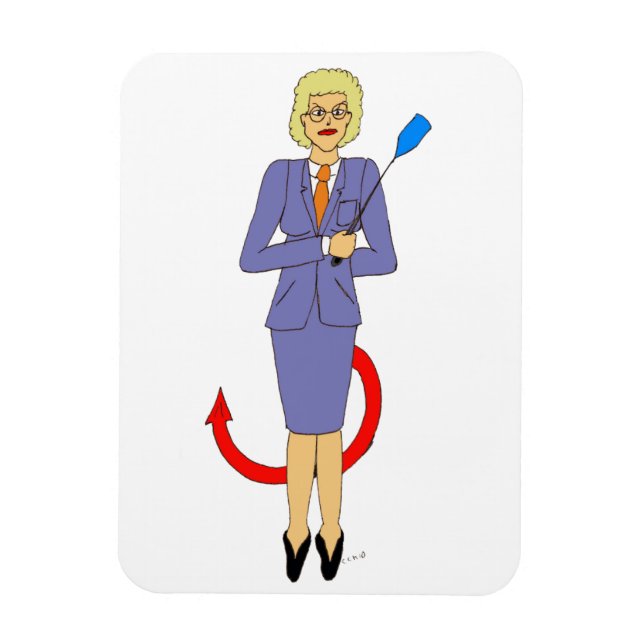 Der böse Lehrer Magnet (Vertikal)