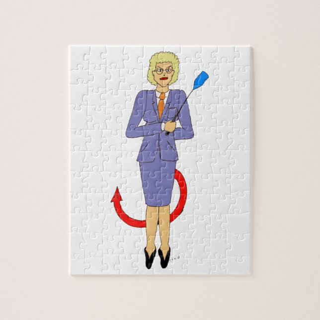 Der böse Lehrer Puzzle (Vertikal)
