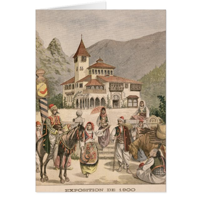 Der bosnische Pavillon an der universellen (Vorne)