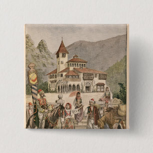 Der bosnische Pavillon an der universellen Button