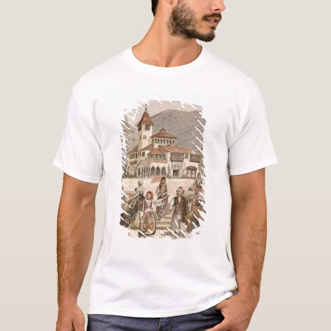 Der bosnische Pavillon an der universellen T-Shirt (Vorderseite)
