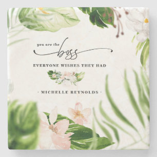 Der Boss, den alle wünschen, dass sie hatten  Mono Steinuntersetzer