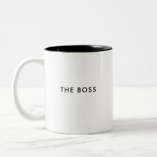 Der Boss   Funny Custom Coffee Tasse