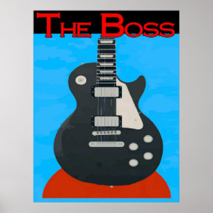 Der Boss, Gitarre Poster