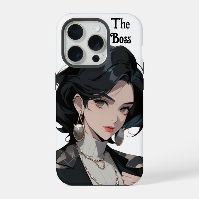 Der Boss  iPhone Hülle (Rückseite)