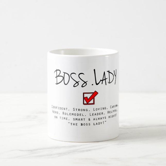 Der Boss Lady Coffee Mugs® Tasse (Mittel)