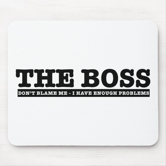 Der Boss Mousepad (Vorne)