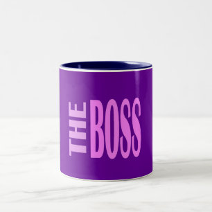 DER BOSS PINKY ZWEIFARBIGE TASSE