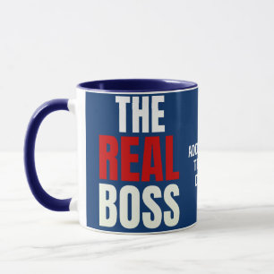 Der Boss Real Couple Anniversary Crewneck Tasse