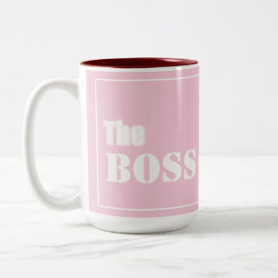 Der Boss-Tasse-Cup Zweifarbige Tasse