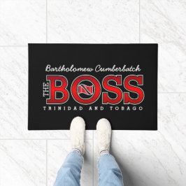 Der Boss Trinidad und Tobago Fußmatte